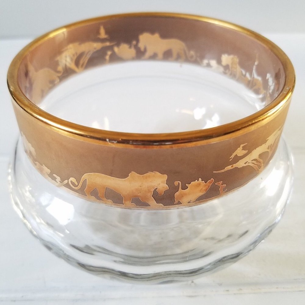 Lenox Disney The Lion King Leaded Crystal Bowl, Limited Edition 1994
